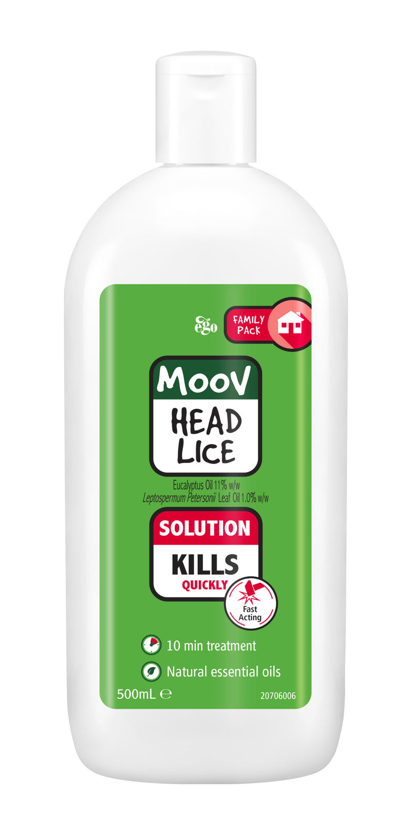 Ego Moov Head Lice Solution 500ml