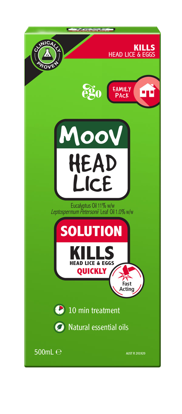 Ego Moov Head Lice Solution 500ml