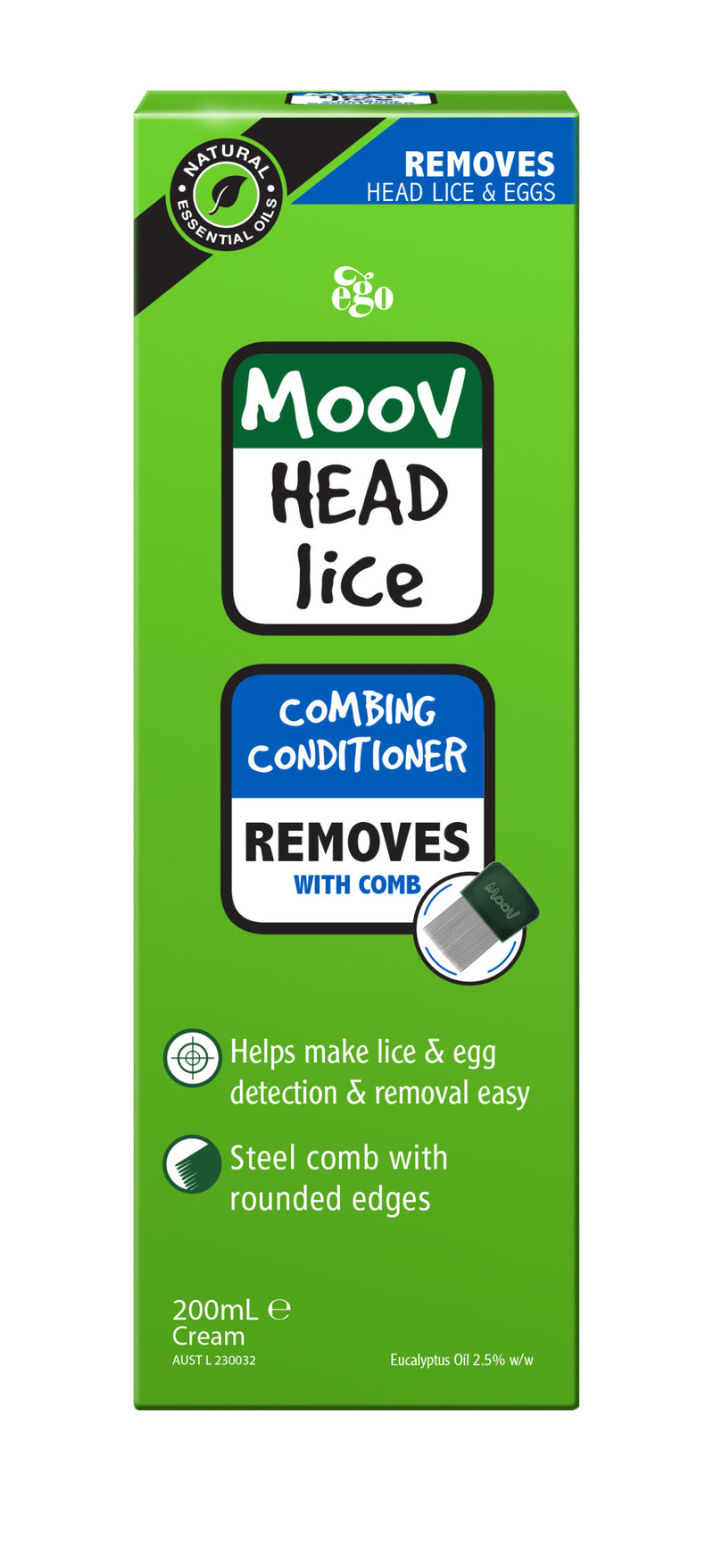 Ego Moov Head Lice Combing Conditioner 200g