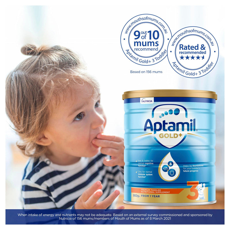 Aptamil Gold+ 3 Toddler Nutritional Supplement From 1 Year 900g - Aussie Pharmacy