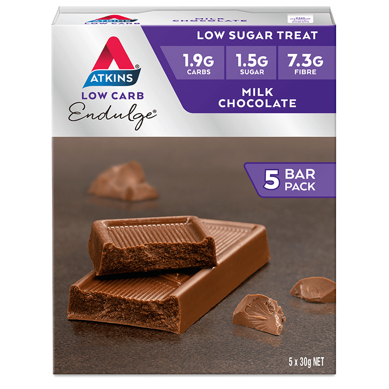 Atkins Endulge Milk Chocolate 5pk - Aussie Pharmacy