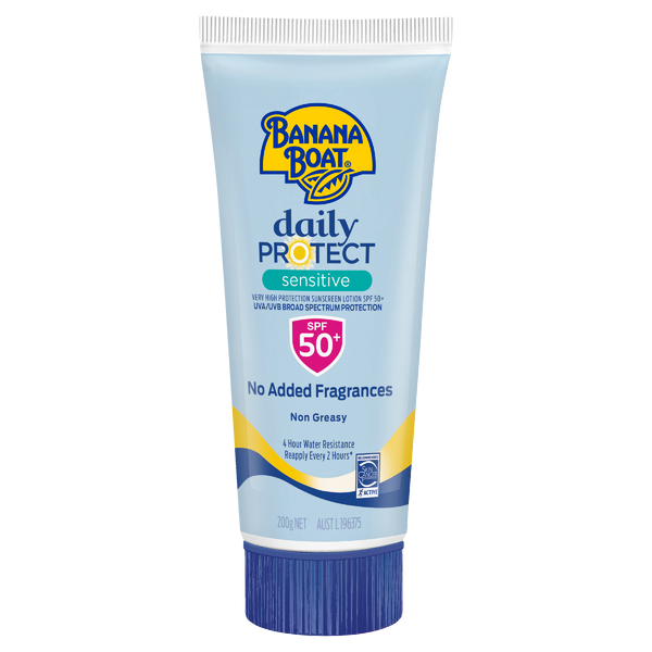 Banana Boat Daily Protect Sensitive Sunscreen Lotion SPF 50+ 200g