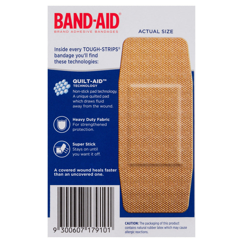 Band-Aid Waterproof Tough Strips Extra Large 10 Pack - Aussie Pharmacy