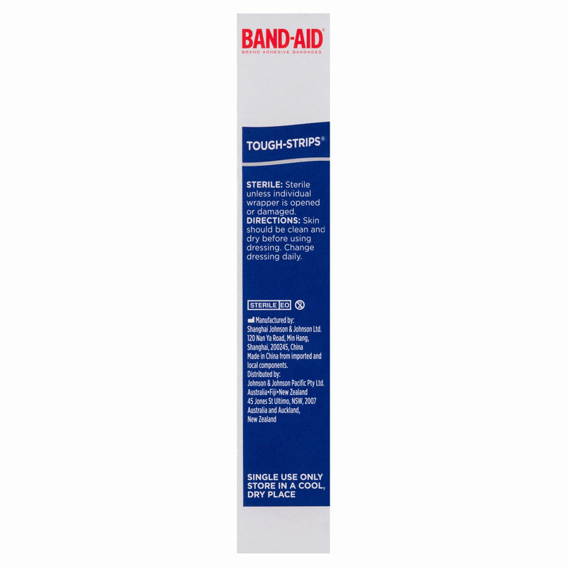 Band-Aid Tough Strips Extra Large Fabric Strips 10 Pack - Aussie Pharmacy