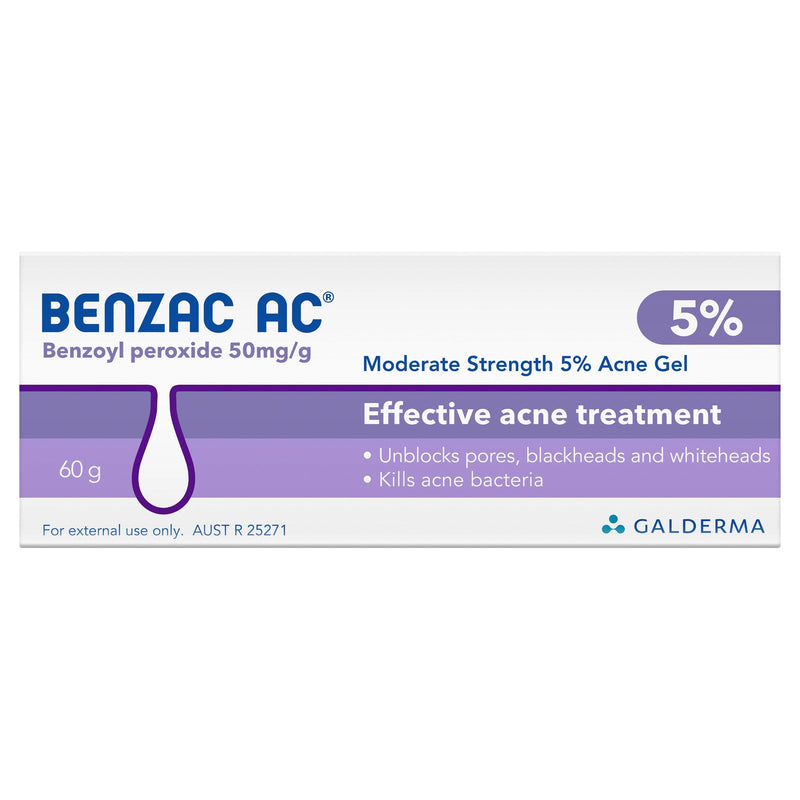Benzac AC 5% Acne 60g - Aussie Pharmacy
