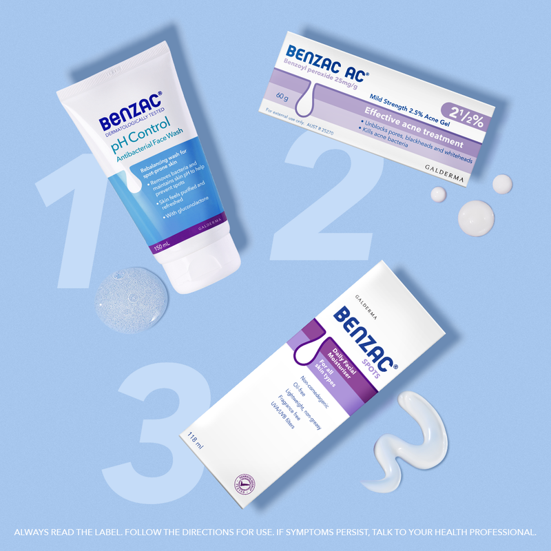 Benzac pH Control Antibacterial Face Wash 150ml