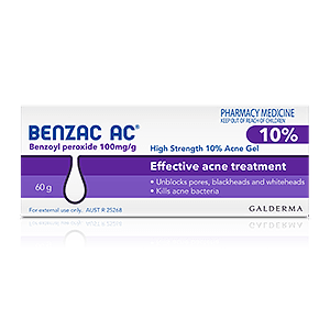 Benzac AC 10% Gel 60g - Aussie Pharmacy