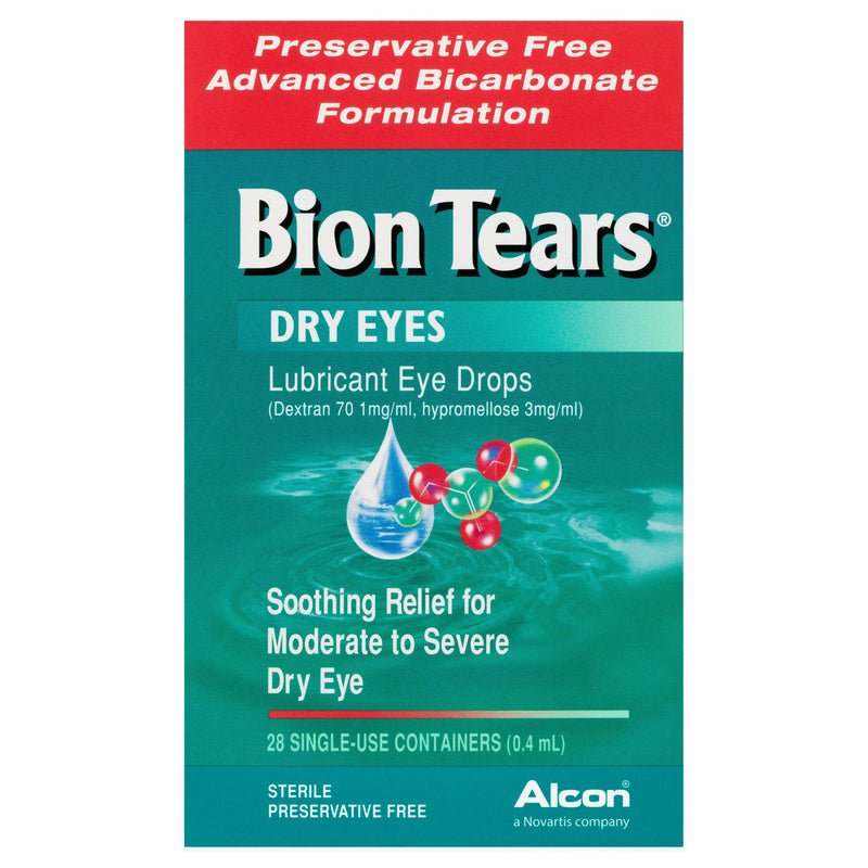 Bion Tears Lubricant Eye Drops 28 x 0.4mL - Aussie Pharmacy
