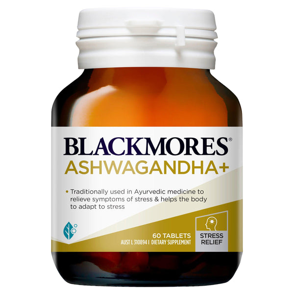 Blackmores Ashwagandha+ 60 Tablets - Aussie Pharmacy