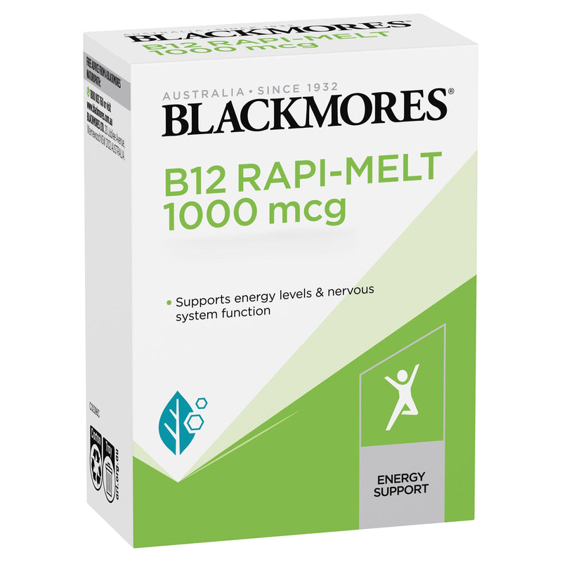 Blackmores B12 Rapi Melt 1000 mcg 60 Melts - Aussie Pharmacy