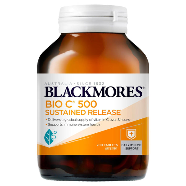Blackmores BIO C 500 Sustained Release 200 Tablets - Aussie Pharmacy