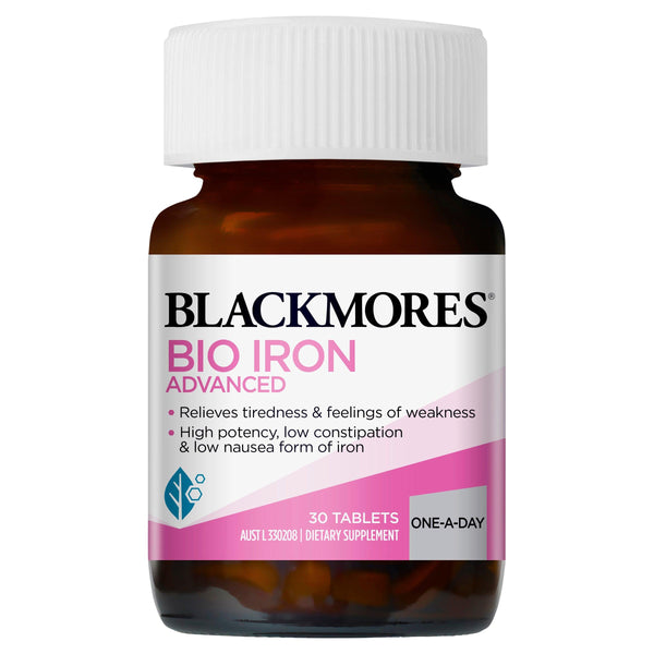 Blackmores Bio Iron Advanced 30 Tablets - Aussie Pharmacy