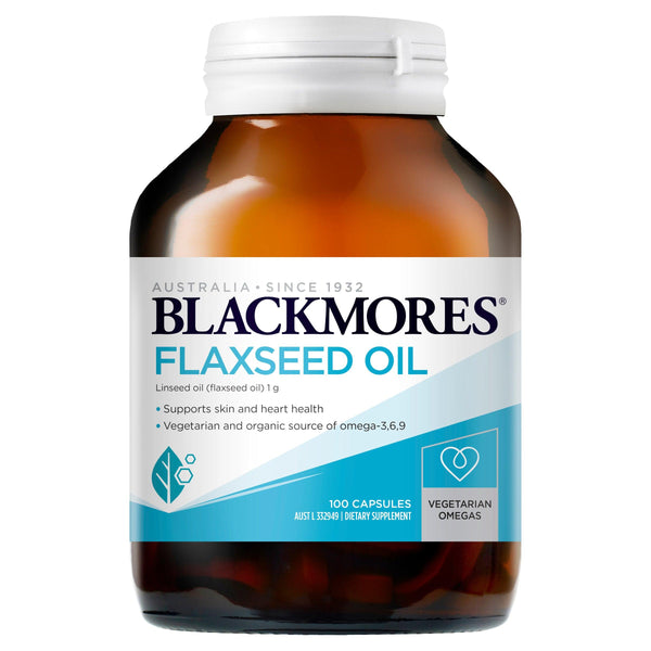 Blackmores Flaxseed Oil 100 Capsules - Aussie Pharmacy