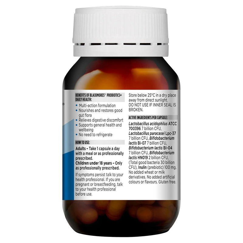 Blackmores Probiotics+ Daily Health 90 Capsules - Aussie Pharmacy