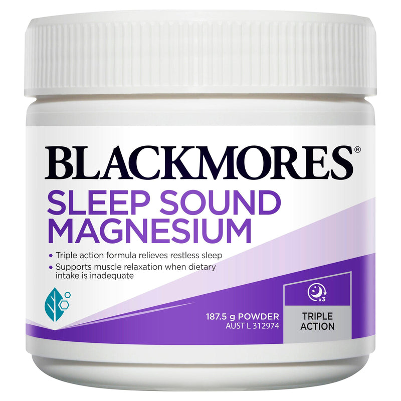 Blackmores Sleep Sound Magnesium 187.5g - Aussie Pharmacy