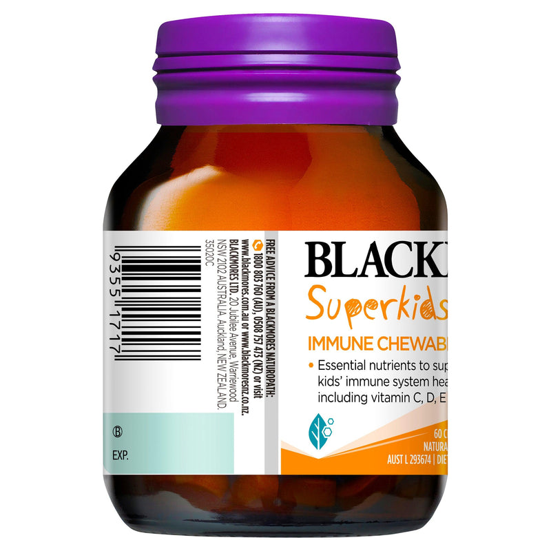 Blackmores Superkids Immune Chewables 60 Tablets - Aussie Pharmacy