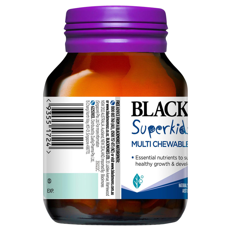 Blackmores Superkids Multi Chewables 60 Tablets - Aussie Pharmacy