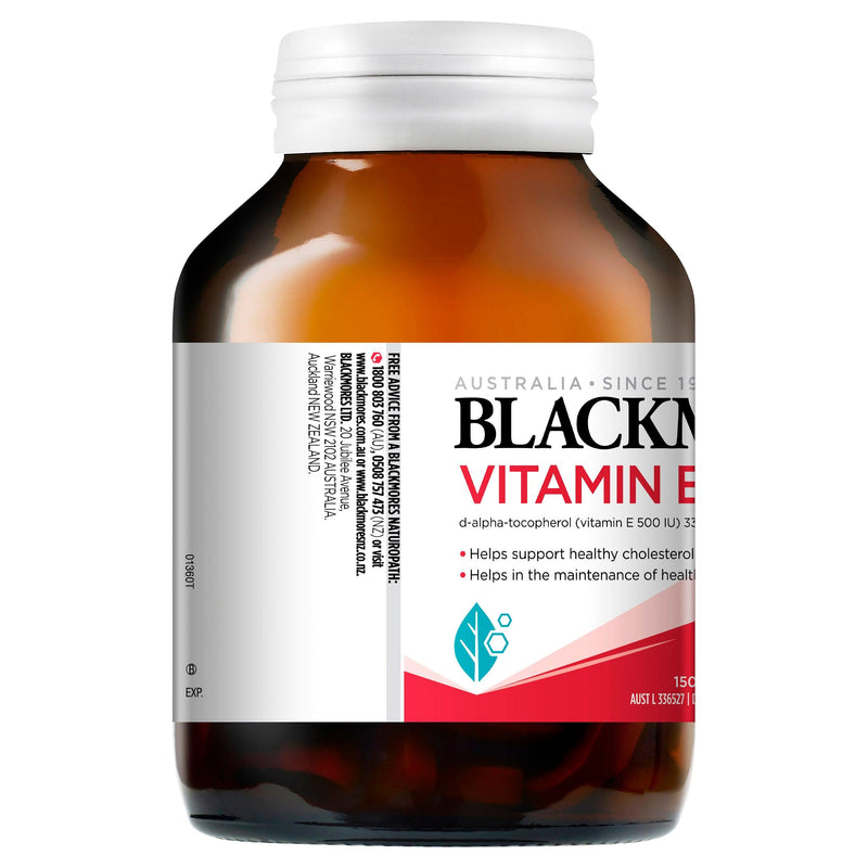 Blackmores Vitamin E 500 IU 150 Capsules - Aussie Pharmacy