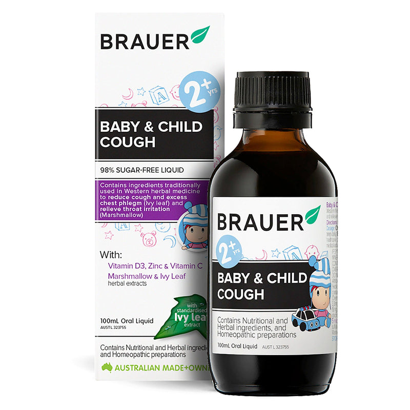 Brauer Baby & Child Cough 100mL - Aussie Pharmacy