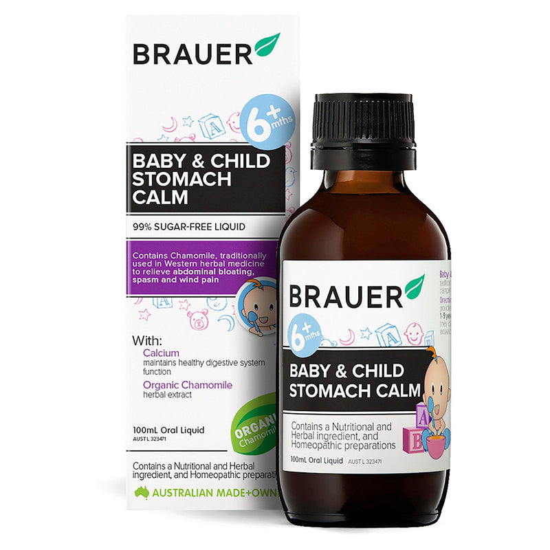 Brauer Baby & Child Stomach Calm 100ml - Aussie Pharmacy