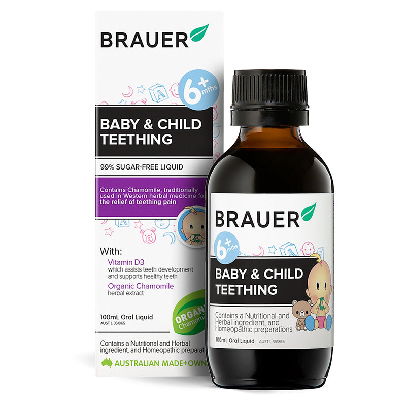 Brauer Baby & Child Teething 100mL - Aussie Pharmacy