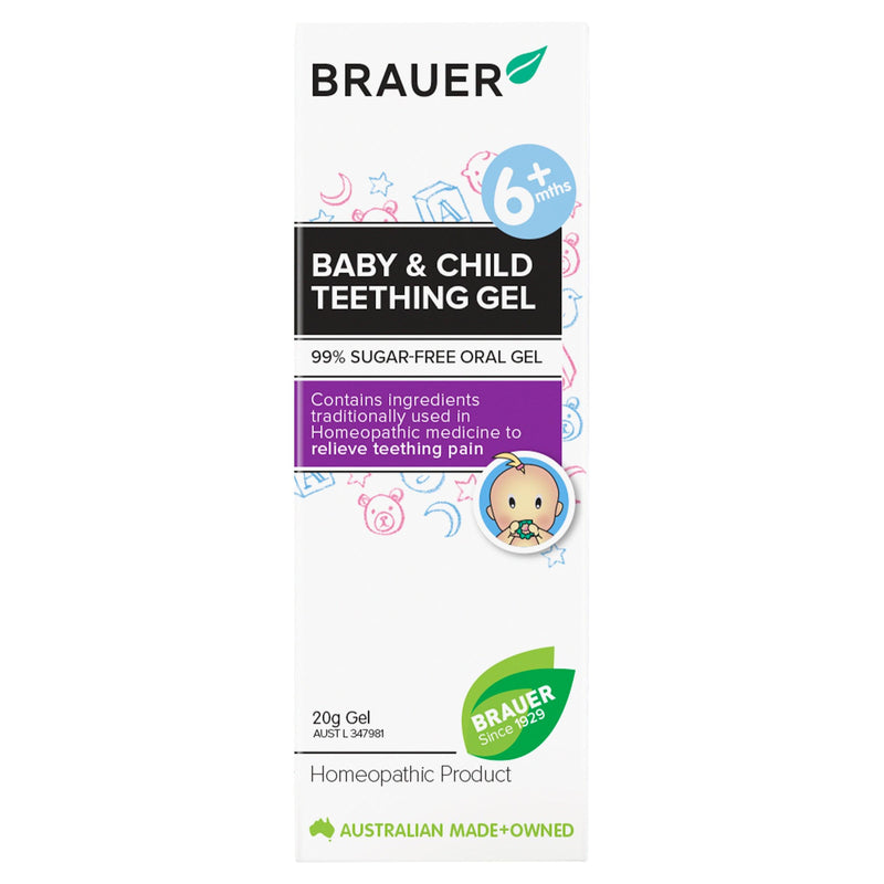 Brauer Baby & Child Teething Gel 20g - Aussie Pharmacy