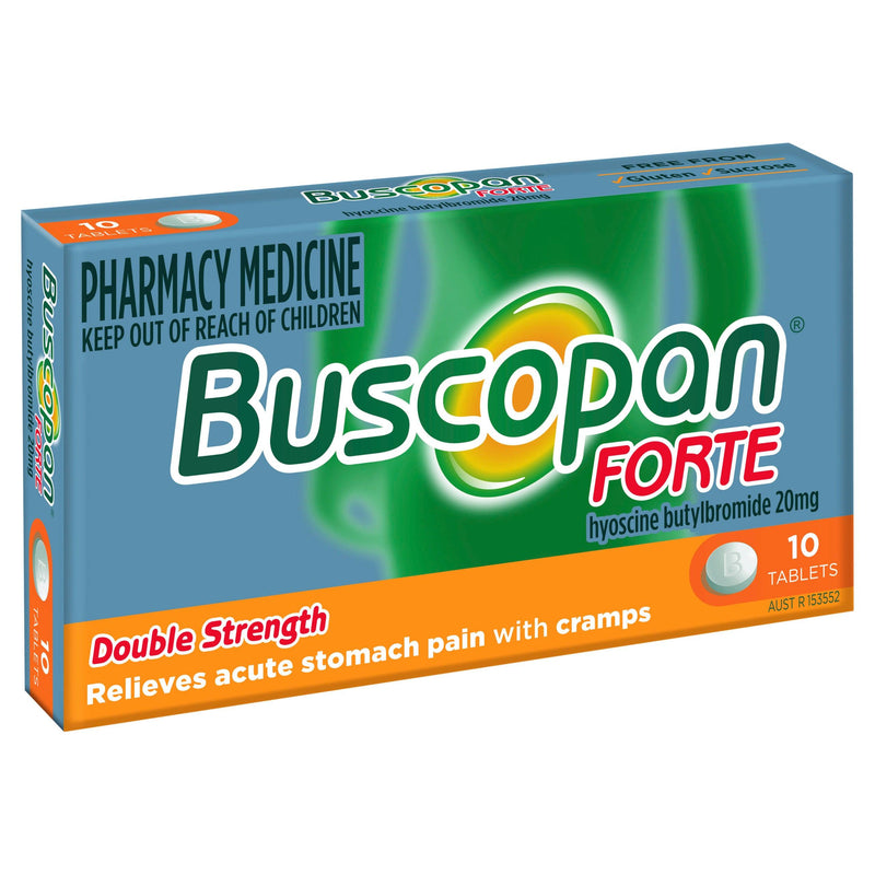 Buscopan Forte Tablets 20mg - Aussie Pharmacy