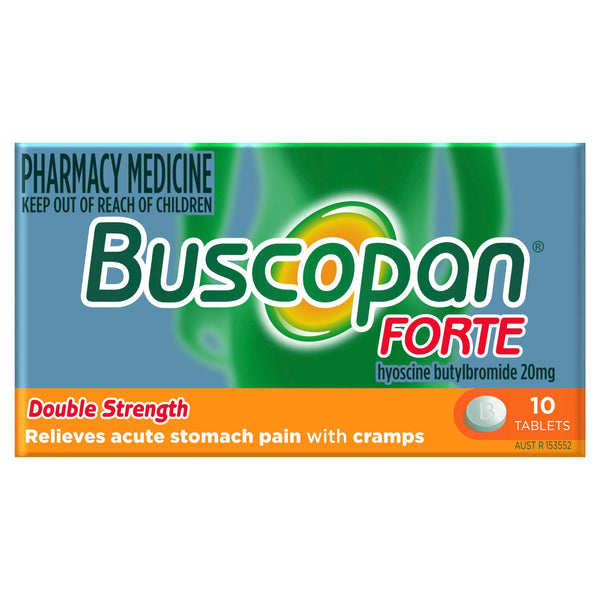 Buscopan Forte Tablets 20mg - Aussie Pharmacy
