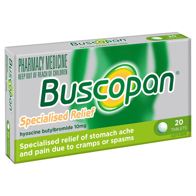 Buscopan Tablets 10mg - Aussie Pharmacy