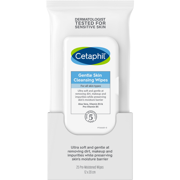 Cetaphil Gentle Skin Cleansing Wipes 25