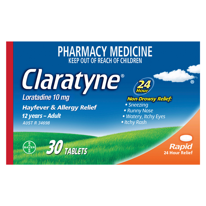 Claratyne Antihistamine Hayfever & Allergy Relief Tablets 30