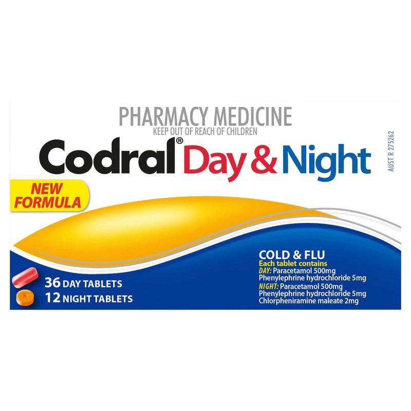 Codral PE Day & Night Tablets 48 Pack - Aussie Pharmacy