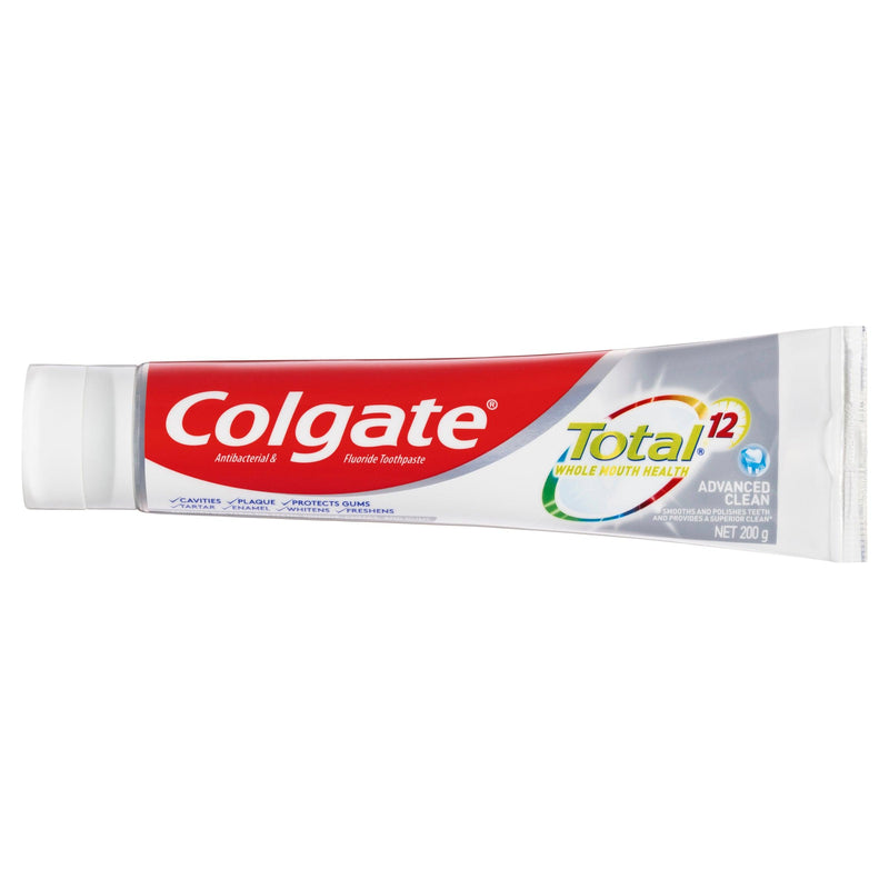 Colgate Total Advanced Clean Antibacterial Toothpaste 200g - Aussie Pharmacy