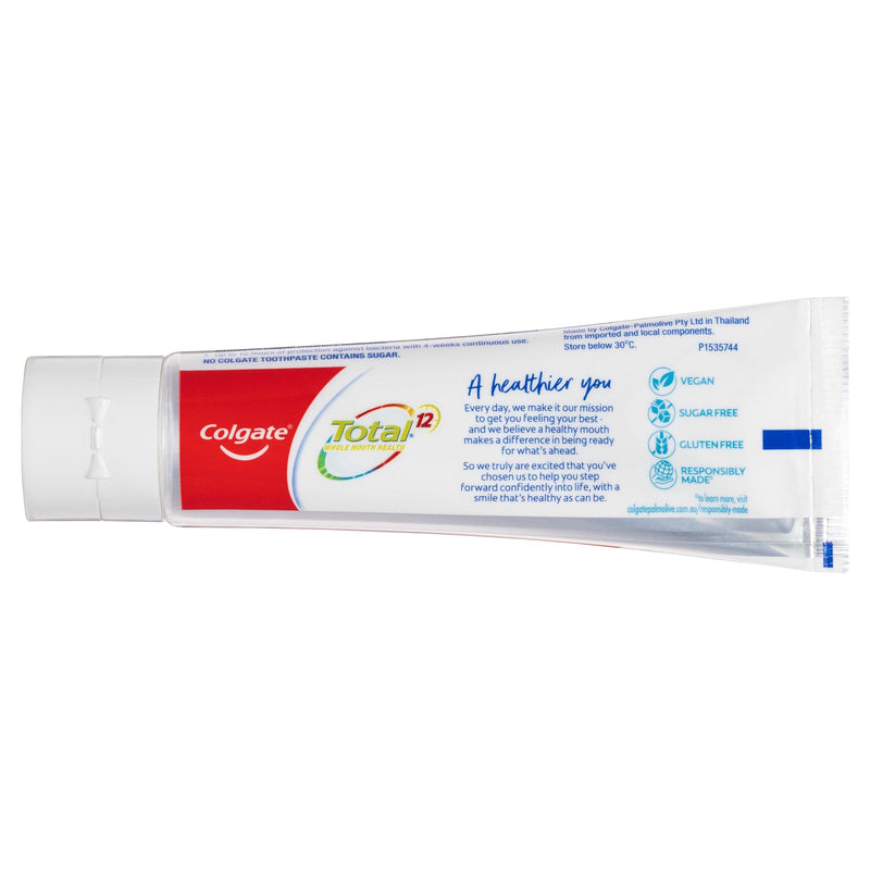 Colgate Total Original Antibacterial Toothpaste 115g, Whole Mouth Health, Multi Benefit - Aussie Pharmacy
