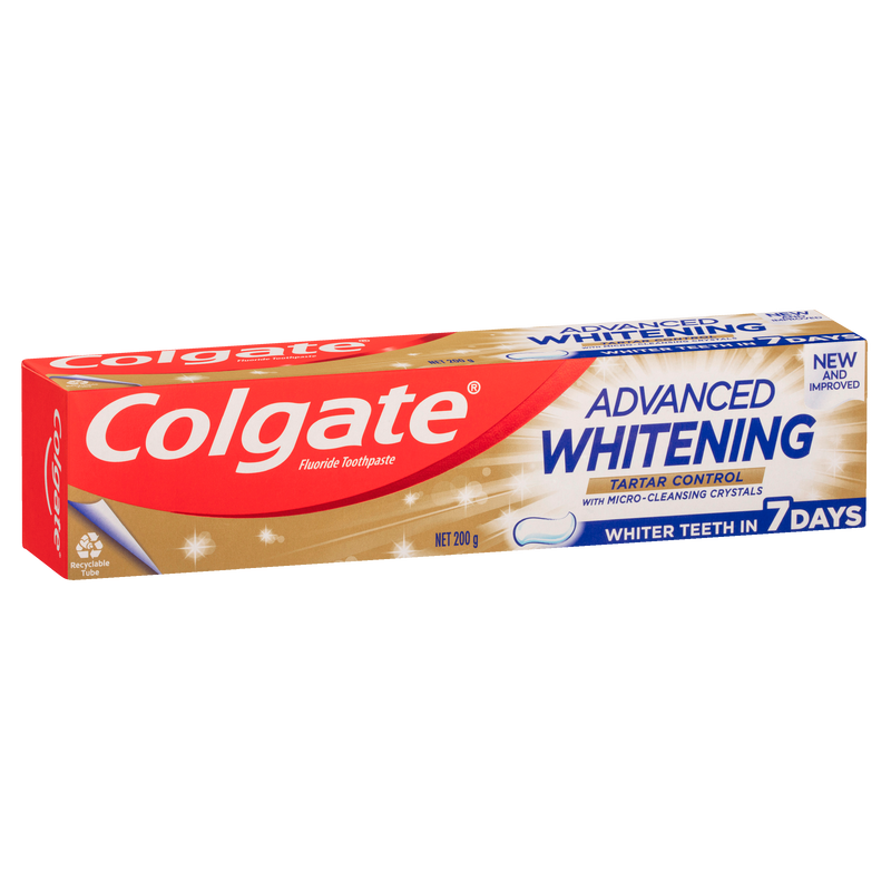 Colgate Toothpaste Advanced Whitening Tartar Control 200g
