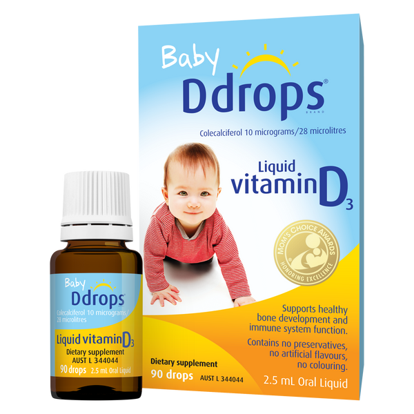 Ddrops Baby Liquid Vitamin D3 90 Drops