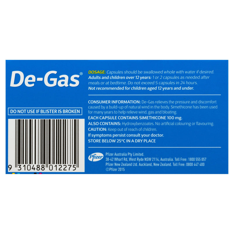 De-Gas Capsules 48 - Aussie Pharmacy