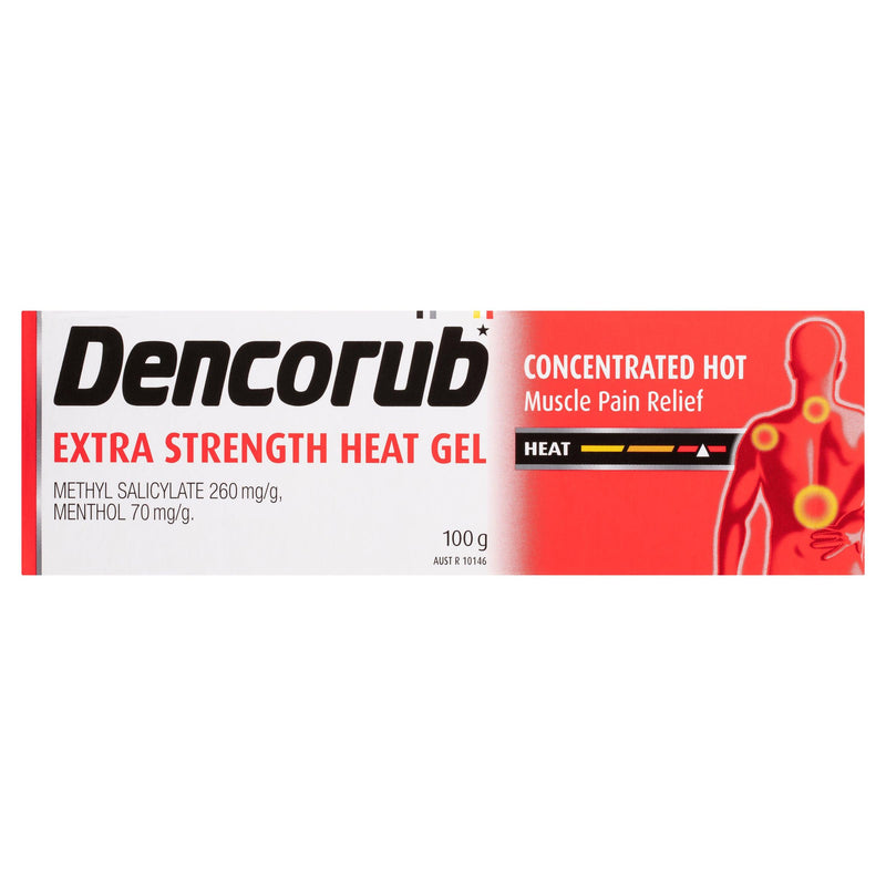 Dencorub Extra Strength Heat Gel 100g - Aussie Pharmacy