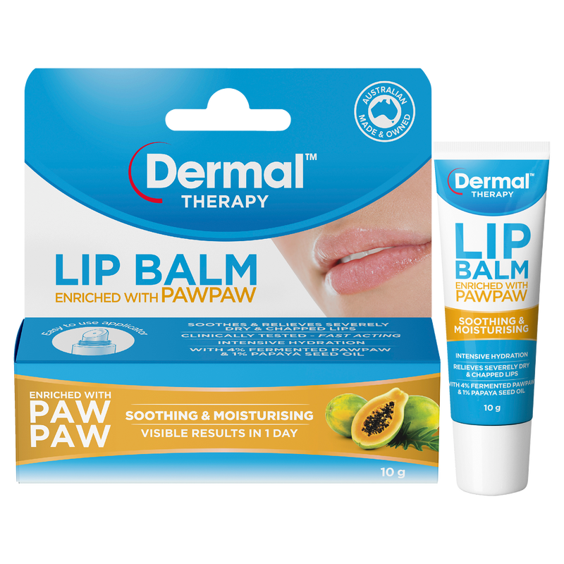 Dermal Therapy Lip Balm Enriched with PawPaw 10g