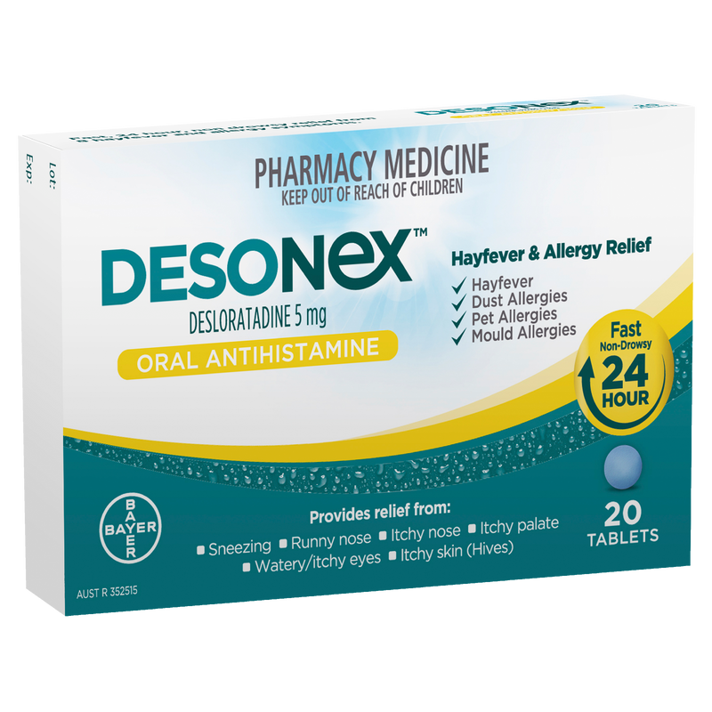 Desonex Hayfever & Allergy Relief 20 Tablets