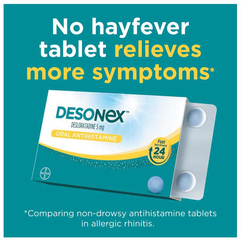 Desonex Hayfever & Allergy Relief 20 Tablets
