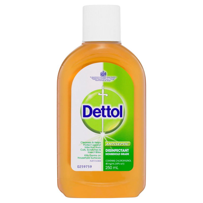 Dettol Antiseptic Disinfectant Liquid 250ml - Aussie Pharmacy