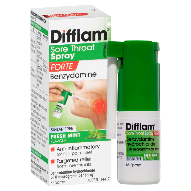 Difflam Forte Sore Throat Spray 88 Sprays 15ml