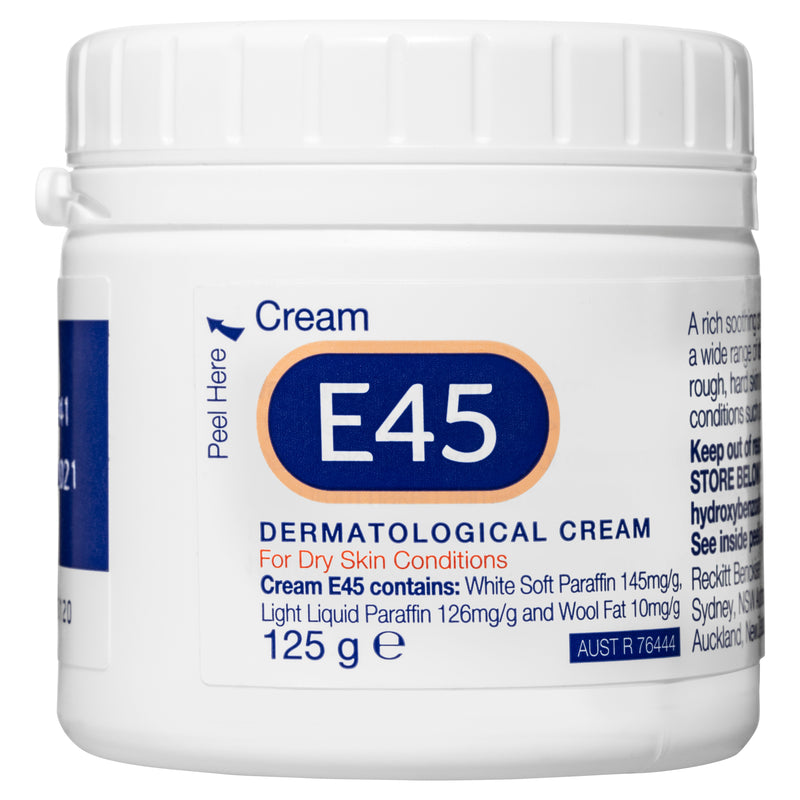 E45 Dermatological Cream for Dry Skin 125g