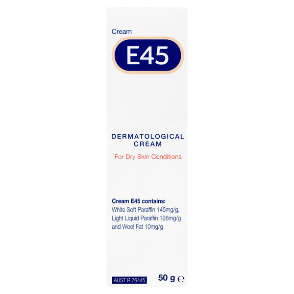 E45 Dermatological Cream for Dry Skin 50g