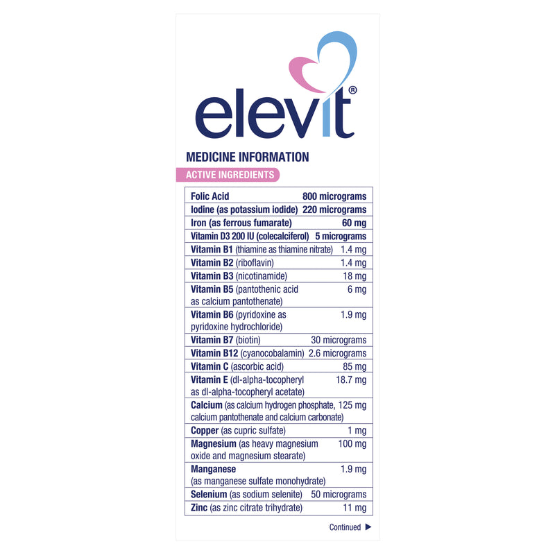 Elevit Multivitamin 100 Tablets