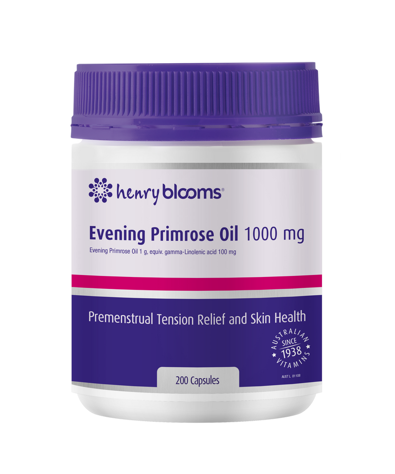 Henry Blooms Evening Primrose Oil 1000mg 200 capsules