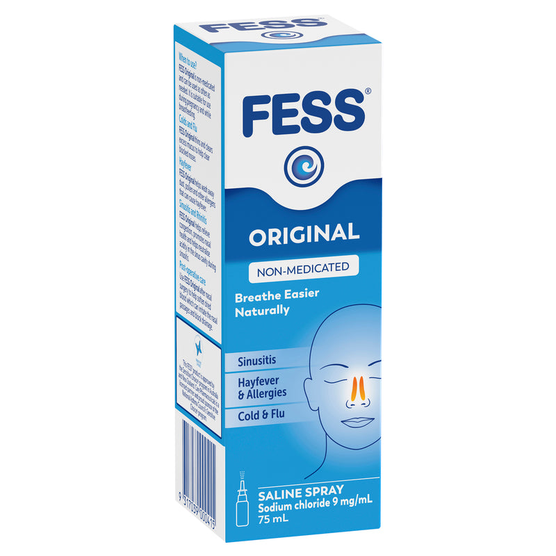 Fess Nasal Saline Spray Original 75ml