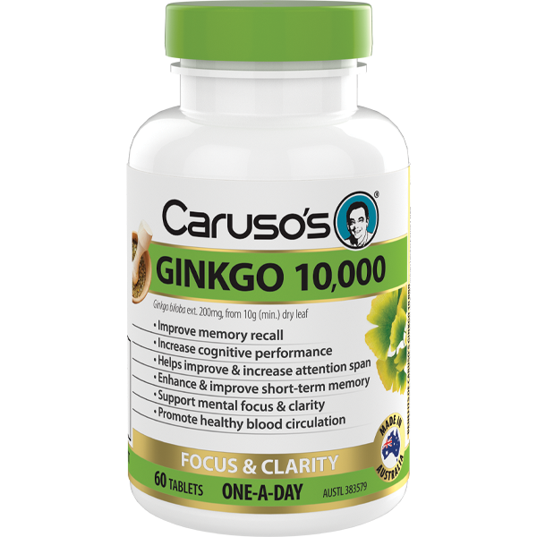 Caruso's Ginkgo 10,000 60 Tablets