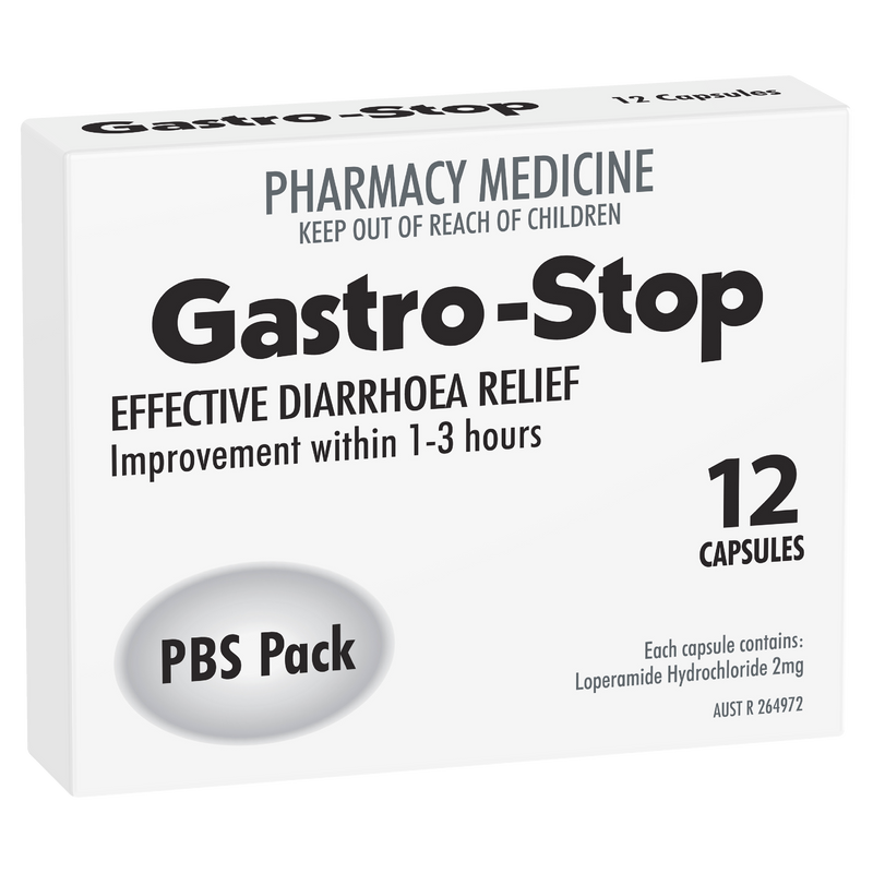 Gastro-Stop Capsules PBS Pack 12 Capsules